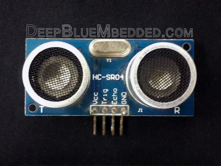 Ultrasonic Sensor HC-SR04 With PIC Microcontrollers Tutorial – DeepBlue