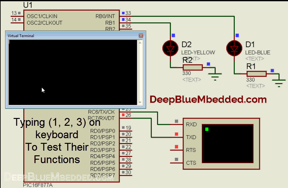 Bluetooth Module HC-05 Simulation