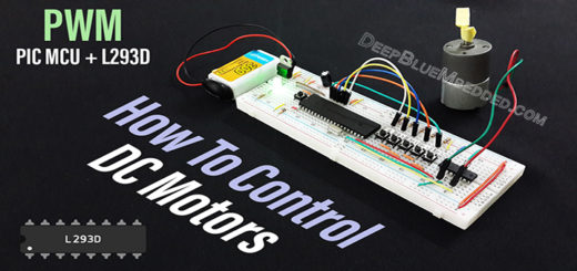 DC Motor Speed Control - PWM With L293D IC