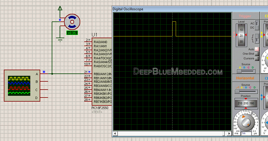 Servo Motor Control With PIC Microcontroller Software PWM LAB1