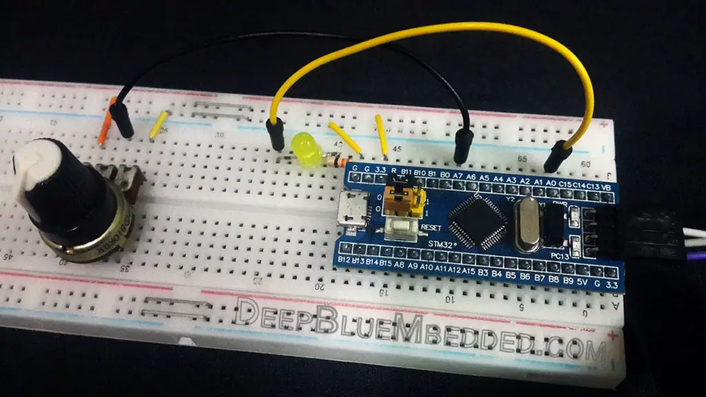 STM32 ADC Continuous Conversion Mode (DMA, Interrupt, Poll) - Single ...