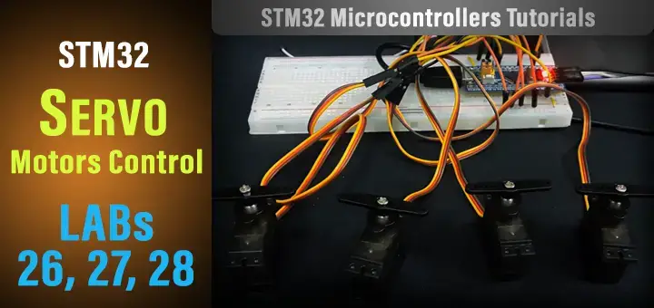 STM32 Servo Motor Control Example Code Library Tutorial With PWM