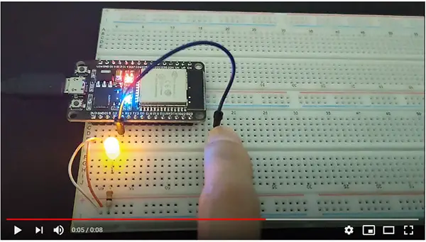 ESP32 Digital Inputs Outputs Arduino tutorial - Example LAB