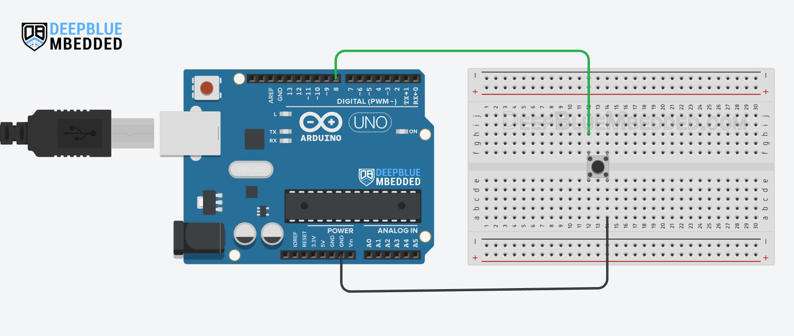 Arduino-Input-Pull-Up-Push-Button-Example