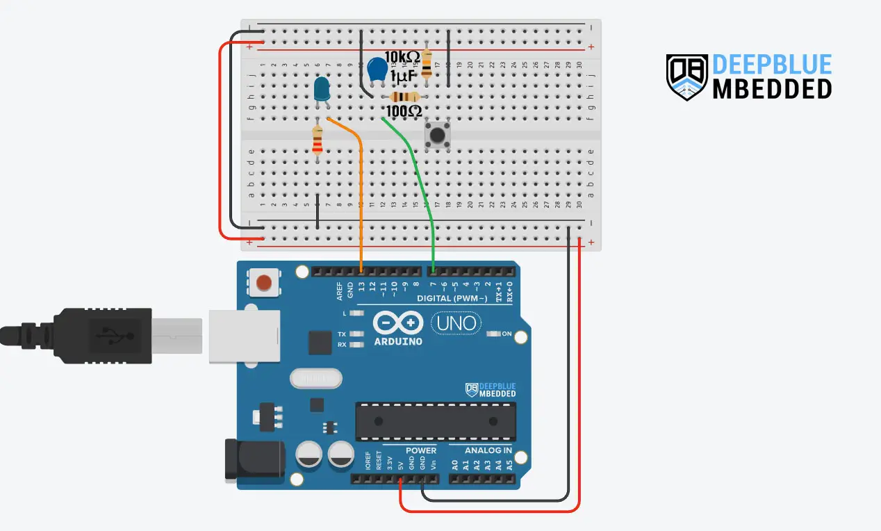 Arduino-Button-Debouncing-RC-Filter-Circuit
