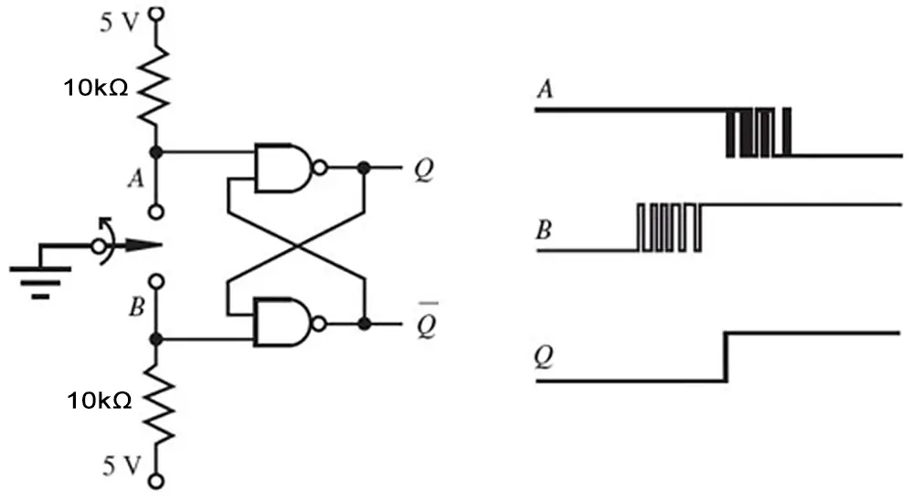Arduino-Button-Debouncing-SR-Latch-Flip-Flop-Circuit