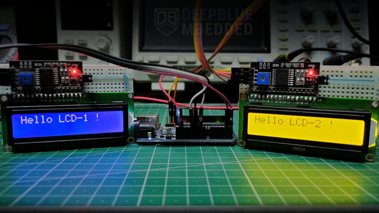 Arduino I2C LCD 16x2 Interfacing