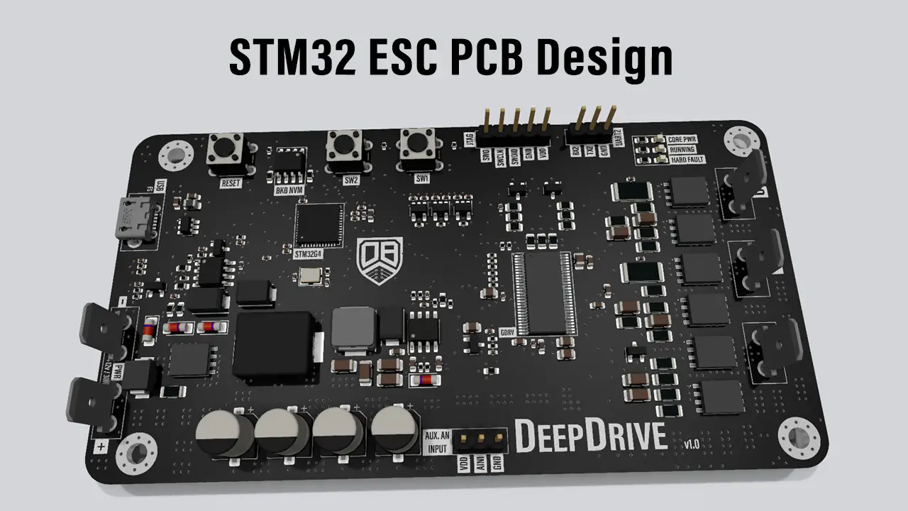 Stm32 Esc Pcb Design Foc Esc For Bldc Motors