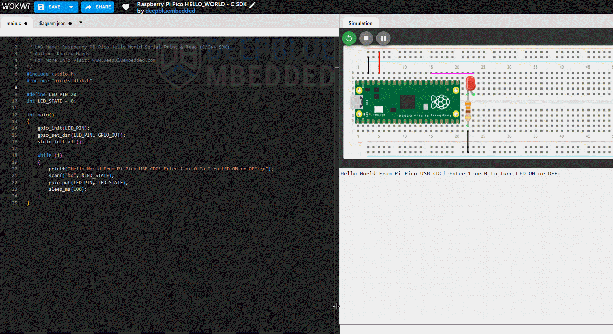 Raspberry-Pi-Pico-Serial-Print-Read-Example-Simulation