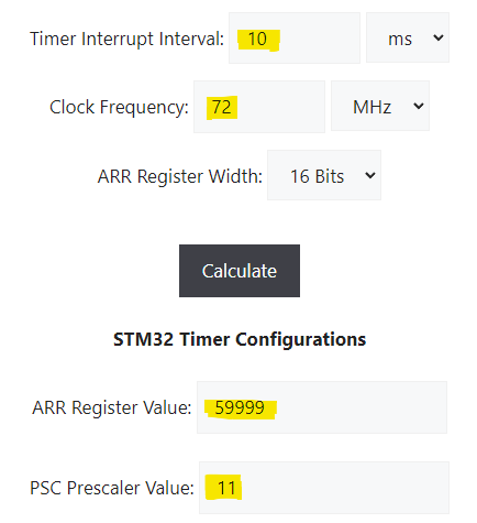 STM32-Timer-Calculator-Example-Use