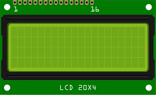 Arduino LCD 20x4 I2C Display Module
