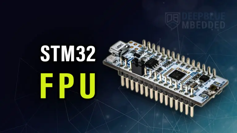 STM32 FPU (Floating-Point Unit) Enable/Disable