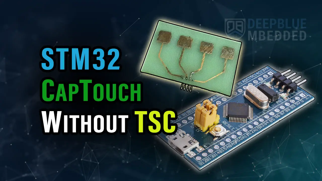 STM32 Capacitive Touch Sensing Without TSC