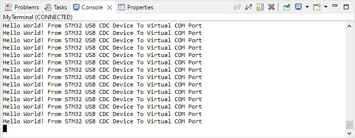 STM32-USB-CDC-Transmit-Example-Code-Demo