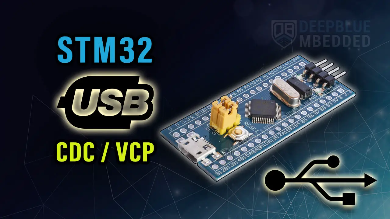 STM32 USB CDC Virtual COM Port (VCP) Example