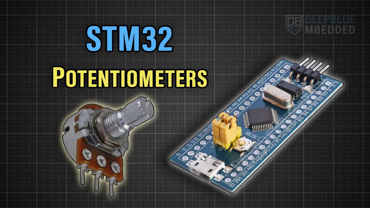 STM32 Potentiometer Reading Examples (Single & Multiple)
