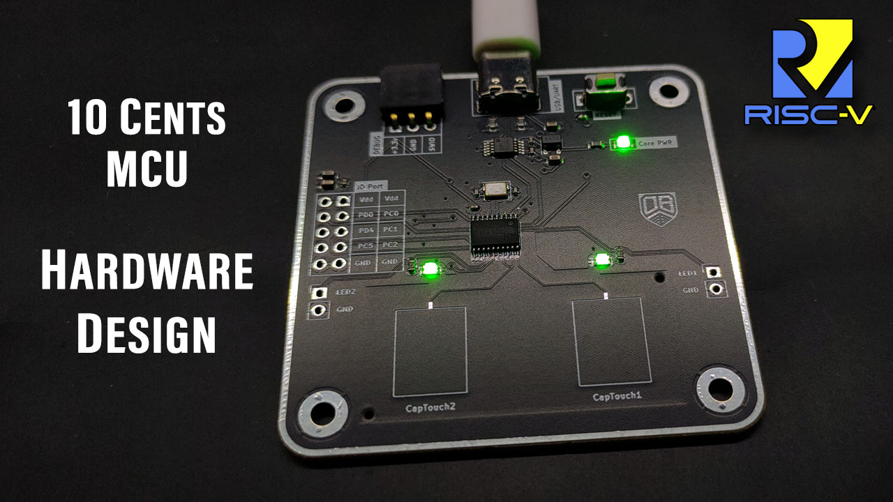 CH32V003 Schematic & PCB Board (RISC-V MCU HW Design)