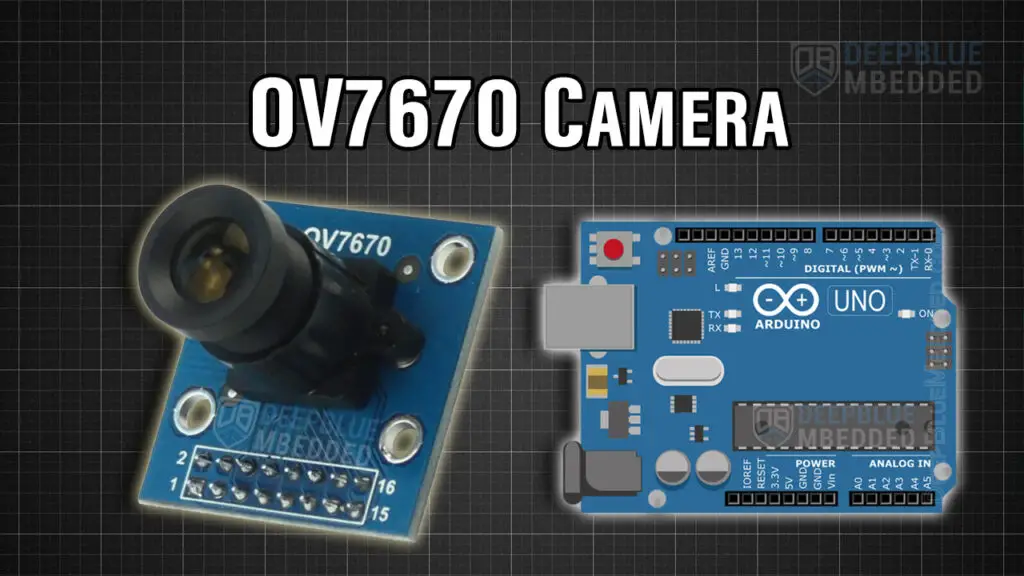 Arduino OV7670 Camera Code Example, Library, Wiring Diagram