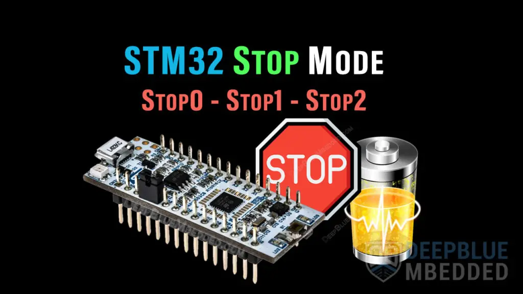 STM32 Stop Mode Examples (Stop0, Stop1, Stop2)