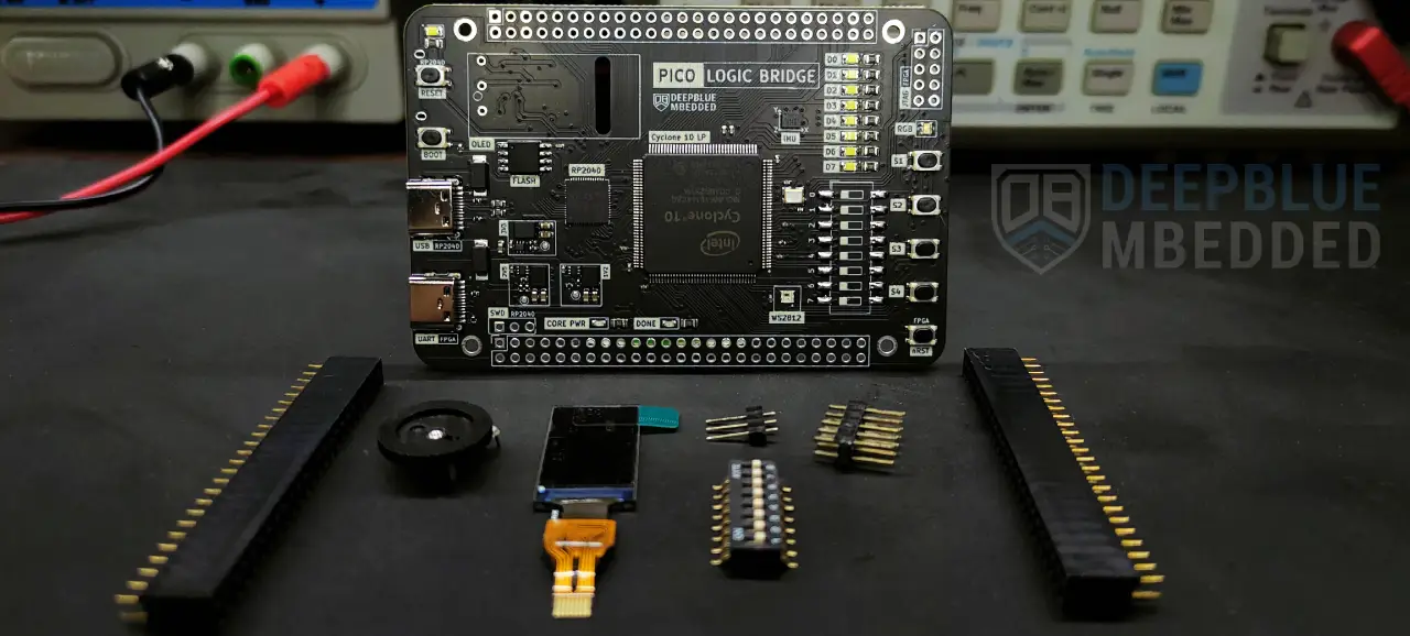 RP2040 Cyclone10 FPGA 10CL006 PCB Design Testing