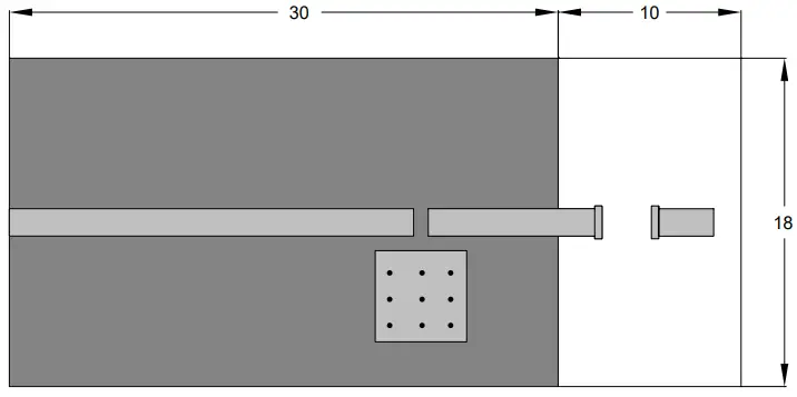 ESP32 Chip Antenna Layout Diagram (Custom PCB Design)