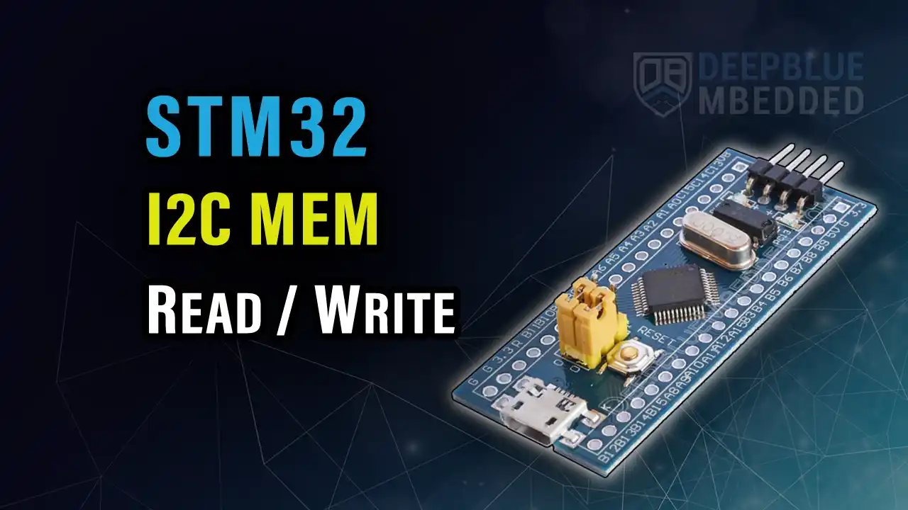 STM32 I2C MEM Read Write Examples