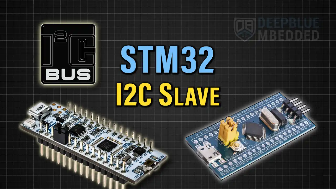 STM32 I2C Slave Examples (Transmit-Receive) Tutorial